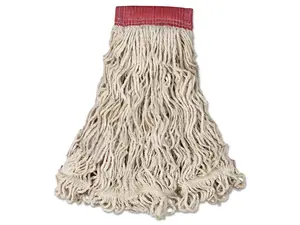 RUBBERMAID COMMERCIAL FGC11306BL00 1 in String Wet Mop, 28 oz Dry Wt, Slide On