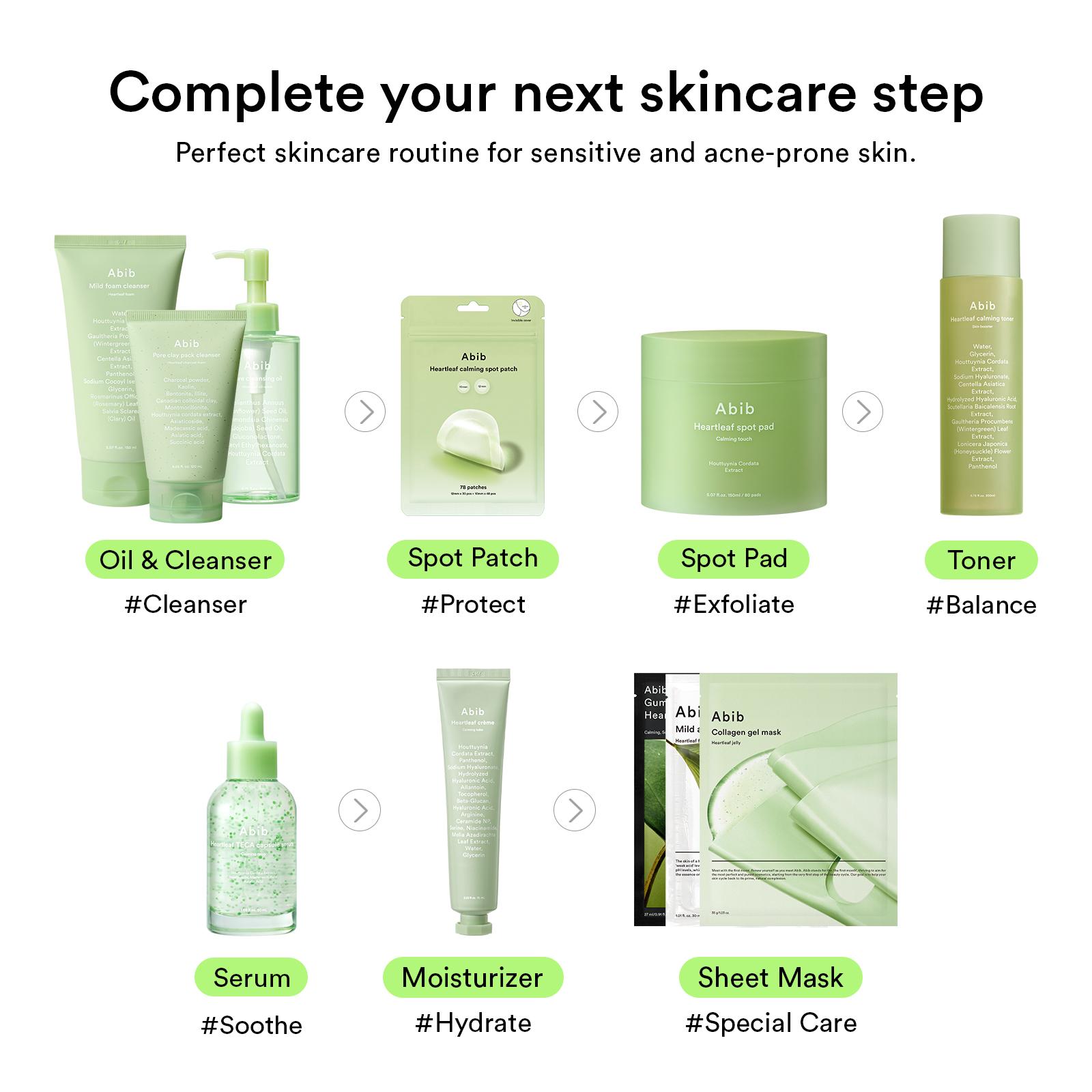 [Abib official] Pore clay pack cleanser Heartleaf charcoal foam l Pore & Oil Control, Calming & Soothing, And Breakouts & Acne