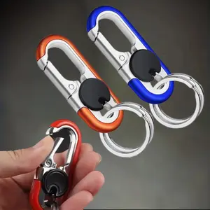 2Pcs Anti-Loss Key Rings for Car Keys, Heavy Duty Key Ring with Double Keyrings, Keychain for Car Keys Personalized Car Keychain for Unisex Double Ring Design - Home Improvement.