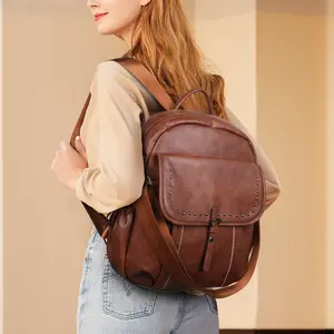 4083 Backpack Purse  Large Designer PU Leather Travel Purse Backpack Fashion Ladies Men Shoulder Bags With Wristlets Outdoorfun TikTokShopBacktoSchool  TikTokShopHolidayHaul