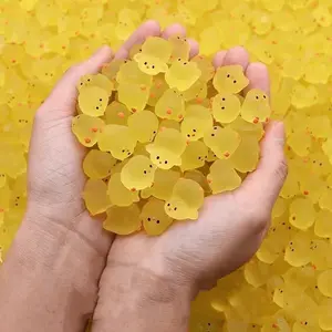 10/20/30pcs Mini Fluorescent Toy Figurines Micro-Scenes Miniature Chick Statues Fairy Tale Garden Decorations Garden Accessories Home Decor Crafts