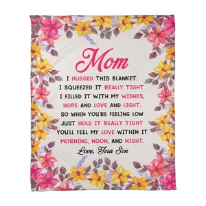 Mom You Will My Love In It – Coral Fleece Blanket