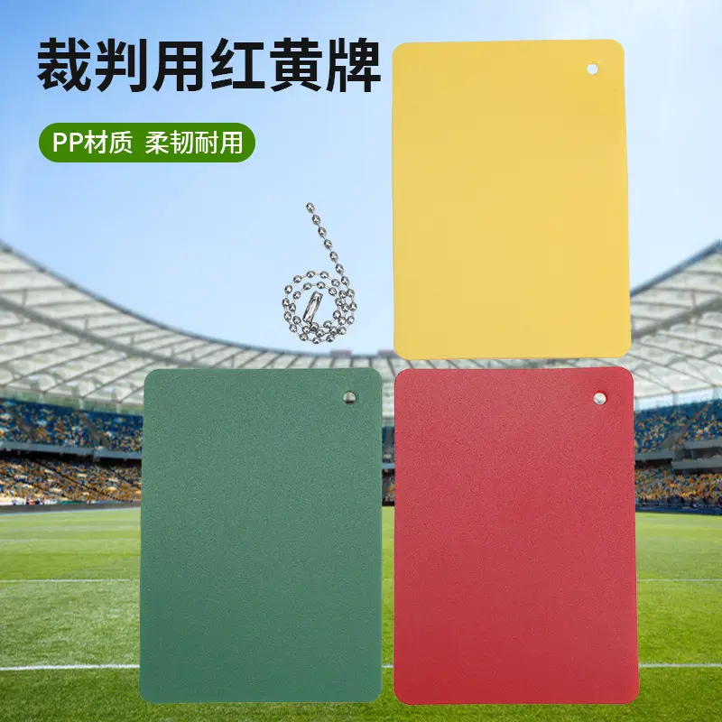 Red, yellow, and green cards