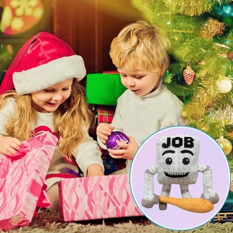 Steal a Brainrot Plush Toys, Adorable Brainrot Job Job JobCollectible Brain Rot Plush Gift for Fans Boys & Girls (Job)