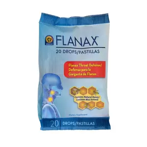 Flanax 20 Pastillas para la Garganta / Flanax Throat Defense 20 Drops Healthcare Edible Therapeutic  Cough Relief Therapy Treatment vitamins