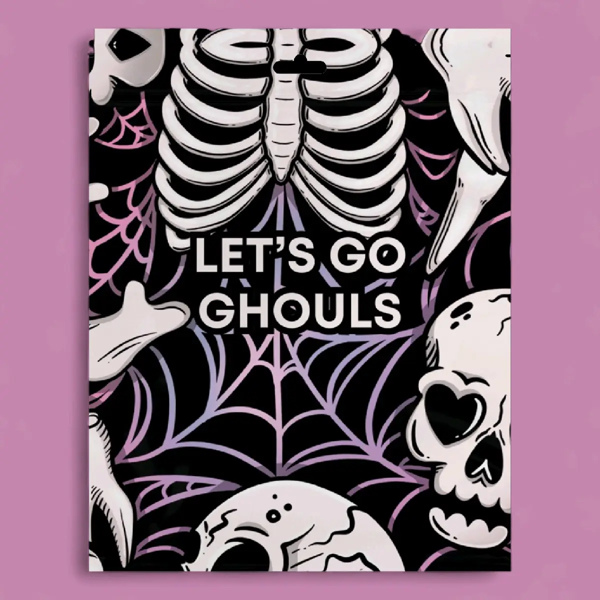 Spooky Girl Bundle - always includes tote, makeup bag, sticker pack, and keychain - Halloween themed bundles for adults.