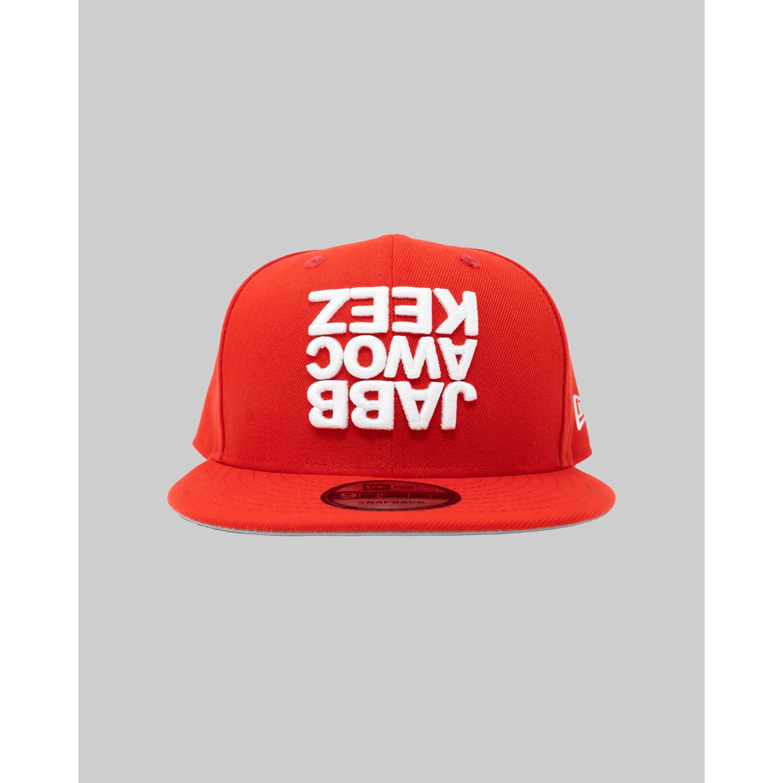 3 Stack New Era Snapback Hat - Red