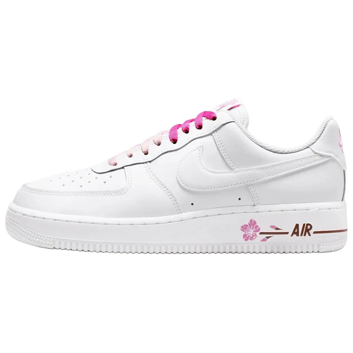 Nike Wmns Air Force 1 Low 'Cherry Blossom', Women, Shoe, Sneaker, Sports Shoes, Footwear, Athletic, Trainer, Closed, Leather, Casual Wear, Floral