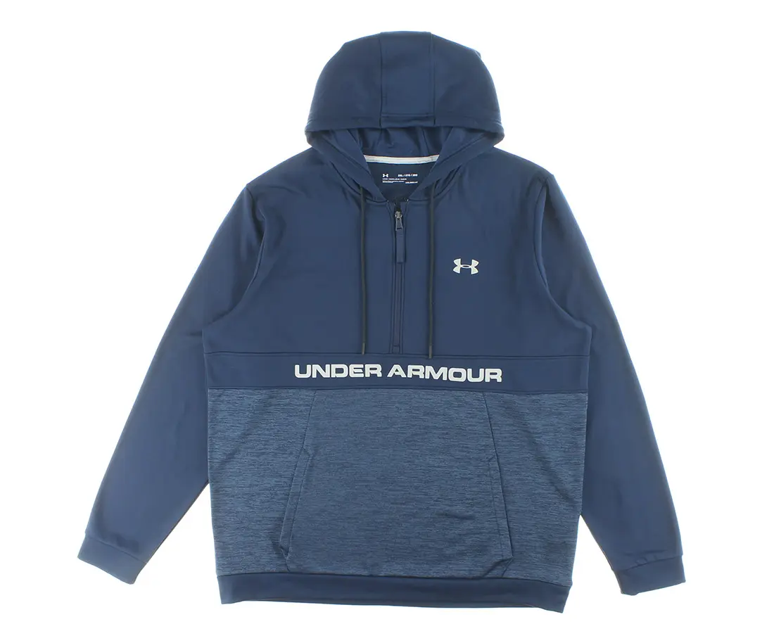 Under Armour Mens Fleece Half-Zip Hoodie - Long Sleeve Sweatshirt, Menswear Sports Tops, Active Clothes for Sports & Outdoor Activities