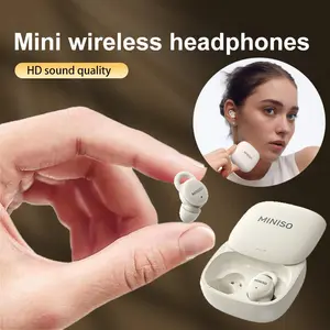 MINISO Mini Invisible Headphones Bluetooth 5.4 True Wireless In-Ear Earphones sport Audio Earbud audifonos bluetooth wireless headphones noise cancelling headphones gamingheadset