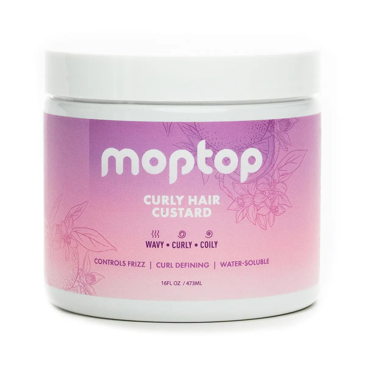 Curly Hair Custard Gel 16oz