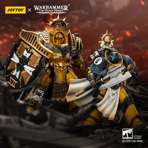JOYTOY Warhammer 40k 1/18 Action Figures Imperial Fists Legion Praetor in Tartaros Terminator Armour Librarian Consul