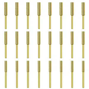 24 Pcs Diamond Chainsaw Sharpener Stone Bit -  3 Size 5/32, 3/16, 7/32 Inch Grinding Tool Kit,Fits Most Electric and Gas Chainsaws,for Chain Saws Metal Polishing