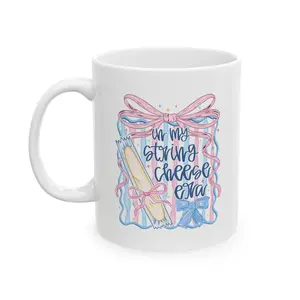 Ceramic Mug, (11oz, 15oz) String Cheese