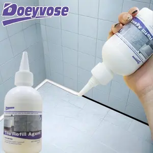 RV Shower Floor Tile Sealant, Waterproof Sealant for RV Shower Wall, Kitchen Counter Sealant, Flexible Clear Sealant for Bathroom, Kitchen, Home, Invisible Waterproof Sealant