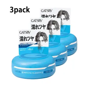 MANDOM GATSBY Moving Rubber Cool Wet Blue 80g (3 Pack）