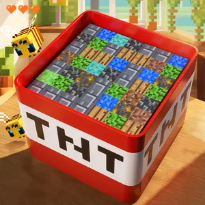 Magnetic Building Blocks World Puzzle DIY Random Pattern Set, Educational Toy for Boys and Girls, Birthday and Christmas Gift