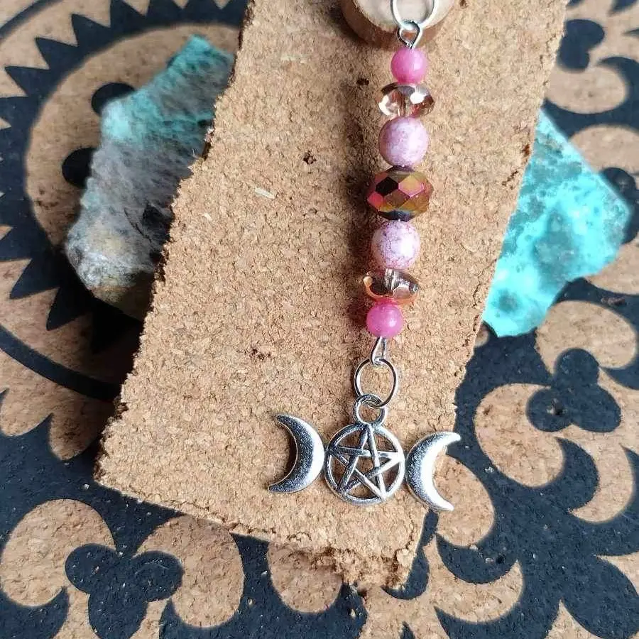 Triple Moon Pentacle Push Pin