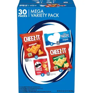 Kellogg's Snacks, Lunch Snacks, Kids Snacks, Mega Pack, Variety Pack, 30.1oz Box (30 Packs)