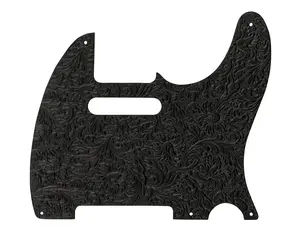 Fender Telecaster Leather Pickguard - Black
