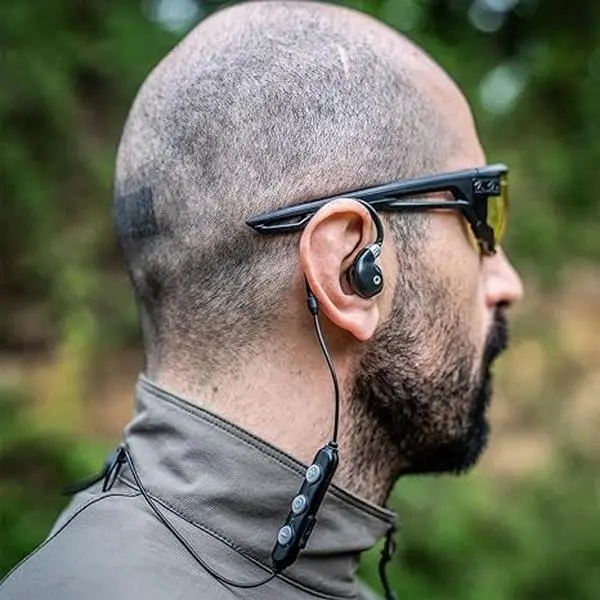 Earmor Electronic Ear Protection for Shooting Bluetooth 5.4 Hearing Protection with NRR 26dB Noise Cancelling and Sound Amplication IP67 Dustproof Waterproof for Hunting Gun Range