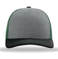 Heather Grey/Dark Green/Black