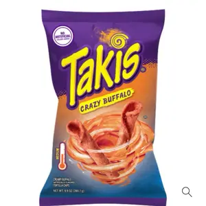 Takis Crazy Buffalo Creamy Buffalo Flavored Tortilla Chips 9.9 oz No Artificial Colors Added