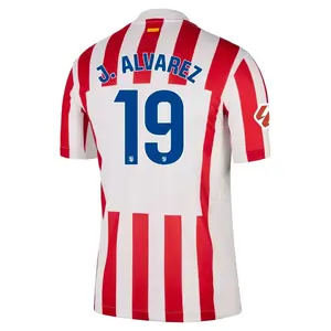Madrid Red Home Soccer Jersey 2026 – Julian Alvarez Champions League Style Shirt, Unisex Lightweight Breathable Athletic Fan Gear