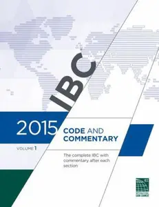 USED-2015 International Building Code Commentary, Volume 1 by International Code Council (Paperback)