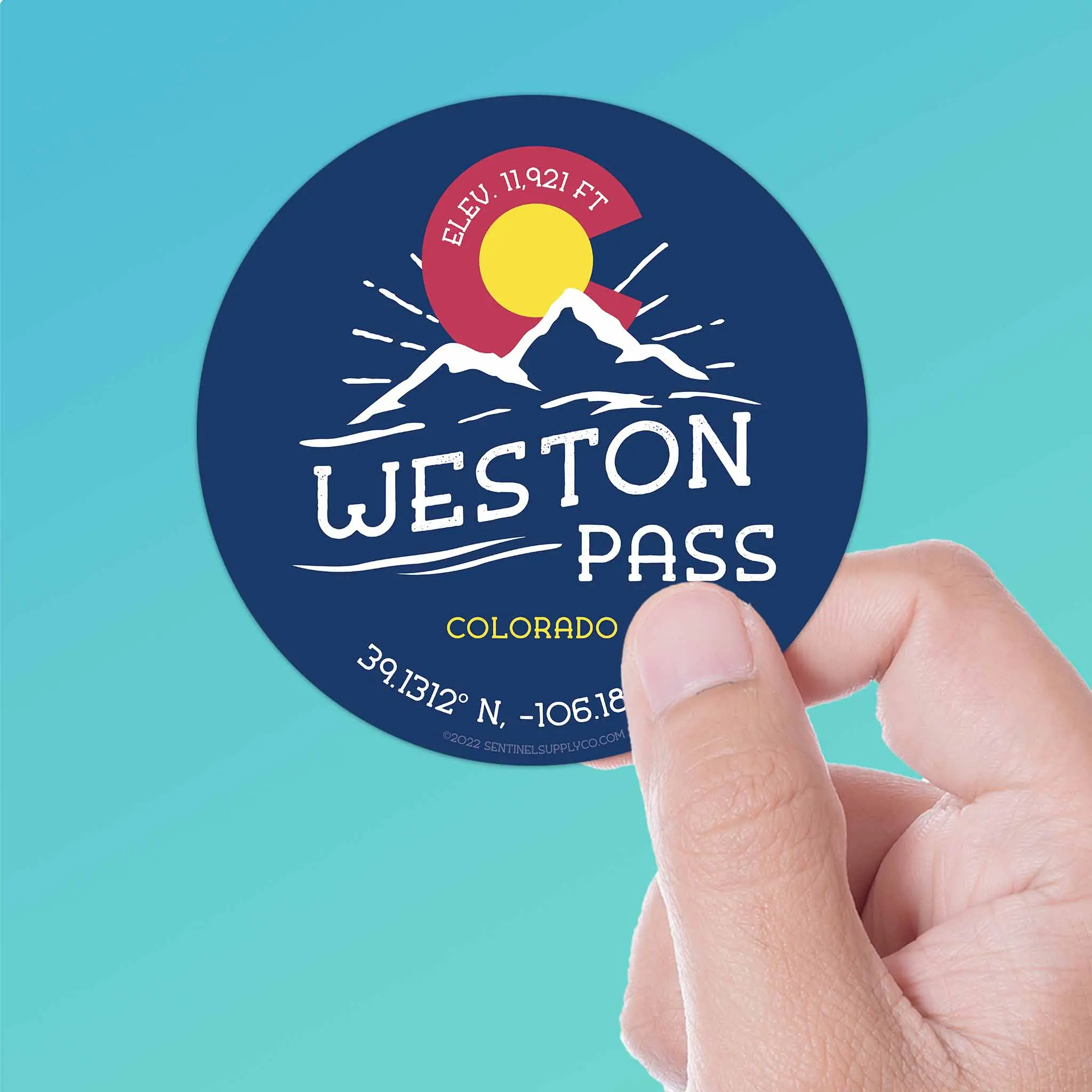Weston Pass Colorado Stickers