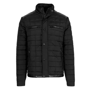 Men's Lightweight Quilted Jacket with Synthetic Trim Design (Sizes, S-2XL)