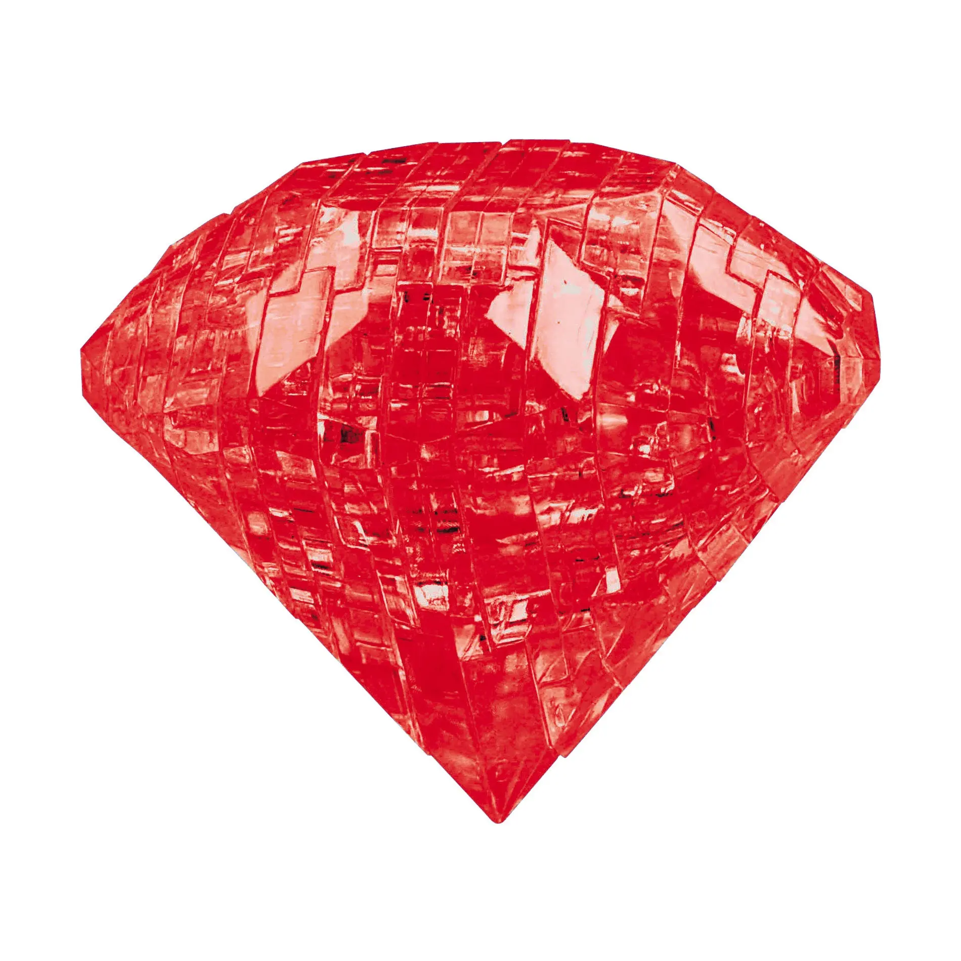 3D Crystal Puzzle - Gem (Ruby): 43 Pcs