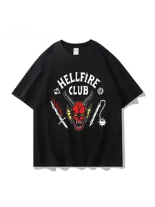 Strange Tales Short-sleeved T-shirt, Hellfire Club Collaboration Short-sleeved Shirt, Same Style Cosplay Clothing