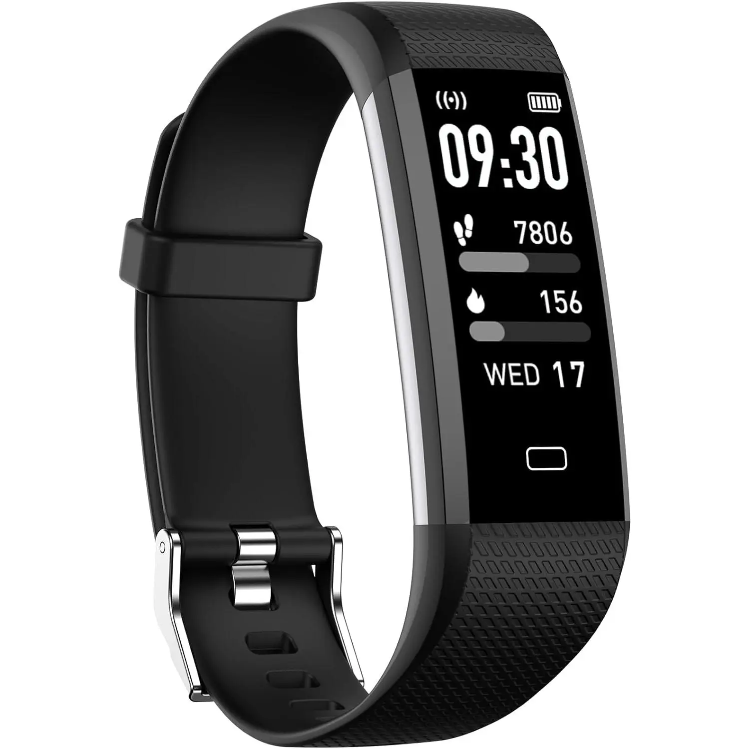 Fitness Tracker with Heart Rate Blood Oxygen Monitor, Activity Tracker Sleep Monitor Health Tracker, Smart Watch Pedometer Step Calories Counter, Fitness Watches for Men Women