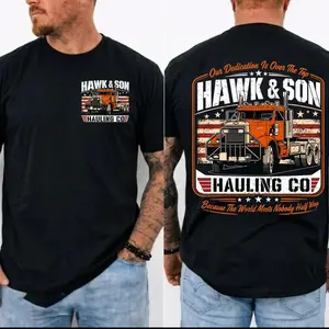 Over The Top Trucker Shirt, Hawk and Son shirt, Vintage Arm Wrestling Movie Tshirt, Classic 80s, Gift For Truck Driver, Dad Gift