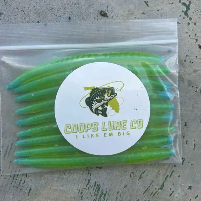Gummy-worm core shot senko soft plastics lures