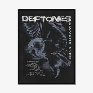 Deftones "Diamond Eyes" Poster - Y2K Grungy Shoegaze Wall Decor for Collectors Unframed