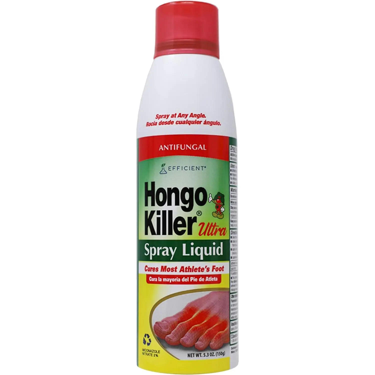 Hongo Killer Antifungal Ultra Liquid Spray for Athlete's Foot Relief, Athlete's Foot Treatment 5.3 Oz, Bottle