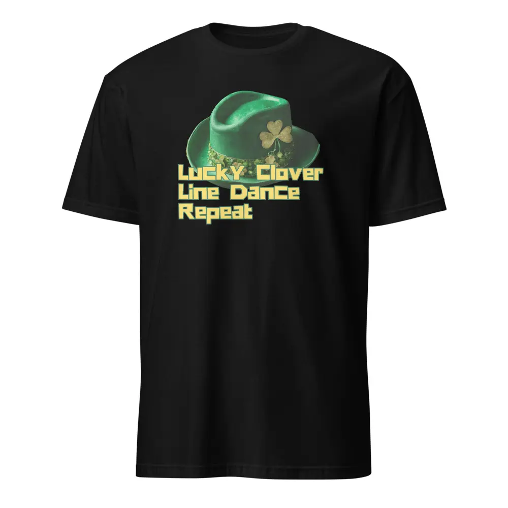 Lucky Clover Line Dance Repeat Short-Sleeve Unisex T-Shirt