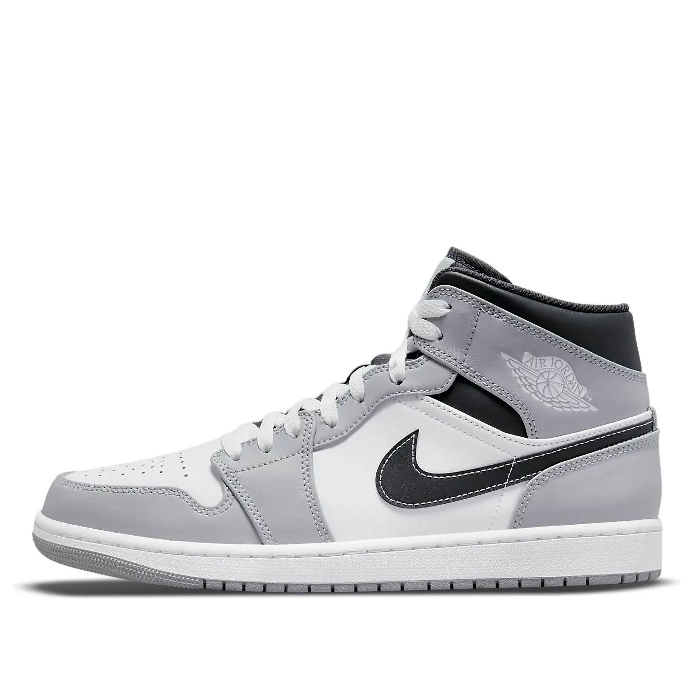 Air Jordan 1 Mid 'Light Smoke Grey' 554724-078