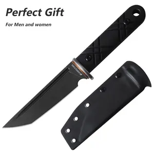 Fixed-Blade Knife with 14C28N Steel, 5.03-Inch Blade & Kydex Sheath – The Ideal Choice for Outdoor Knives & Tools in Camping, Fishing & Hiking Gear.
