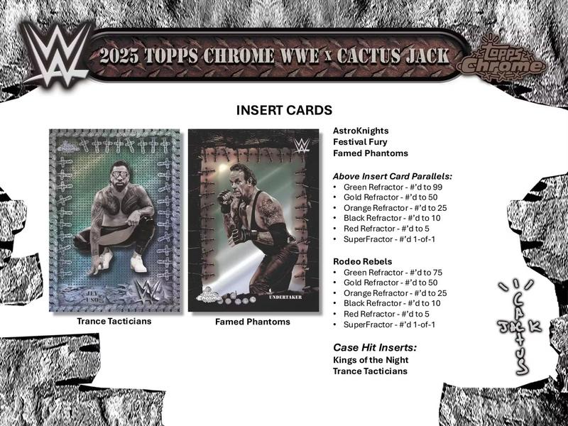2025 Topps Chrome WWE x Cactus Jack Hobby Box