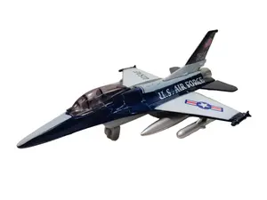 Tai Tung 7.5" Fly Tiger 4th Gen Jet Die Cast Toy with Pull Back Action, Realistic Design, Durable Construction, Ages 4+: Recommended