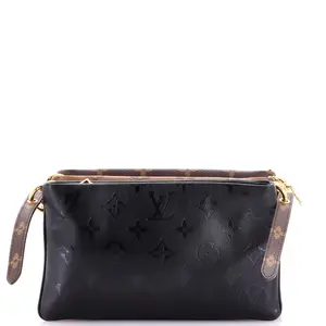 Pre-owned Louis Vuitton Canvas Coated, Leather Shoulder Bags LV3 Pouch Bag Monogram Canvas, Reverse Monogram Canvas and Monogram Ink Embossed Lambskin by Rebag