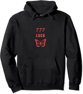 777 Angel Number Luck Pullover Hoodie - Brayanner Shop 64B0BWFK9C9N