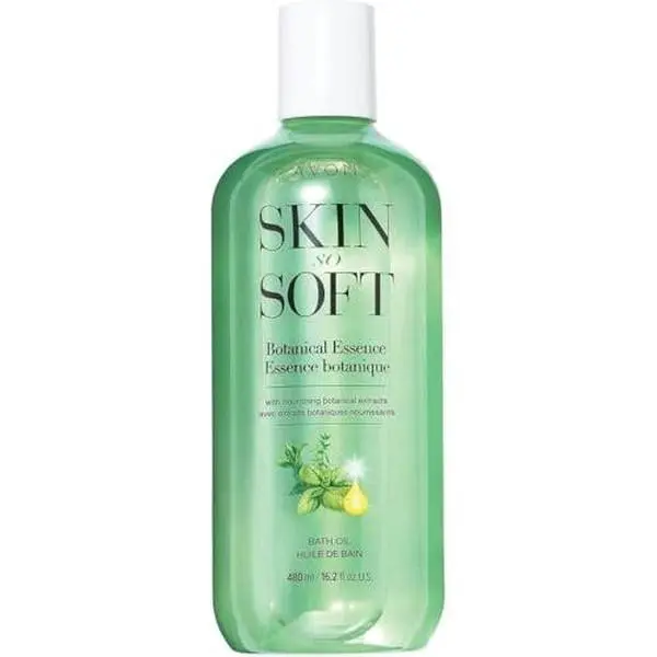 Avon Skin So Soft Botanical Essence Bath Oil, 16.2 fl oz – Moisturizing Body Oil with Rose Hip, Moringa, Sweet Almond, Avocado & Macadamia Oils – Hydrates, Locks in Moisture & Revitalizes Skin