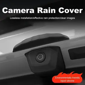 Car Rear Camera Rain Cover Waterproof Protector, Car Accessories Camera Rain Hood, Durable and Easy to Install, Protects Your Camera From Weather Elements