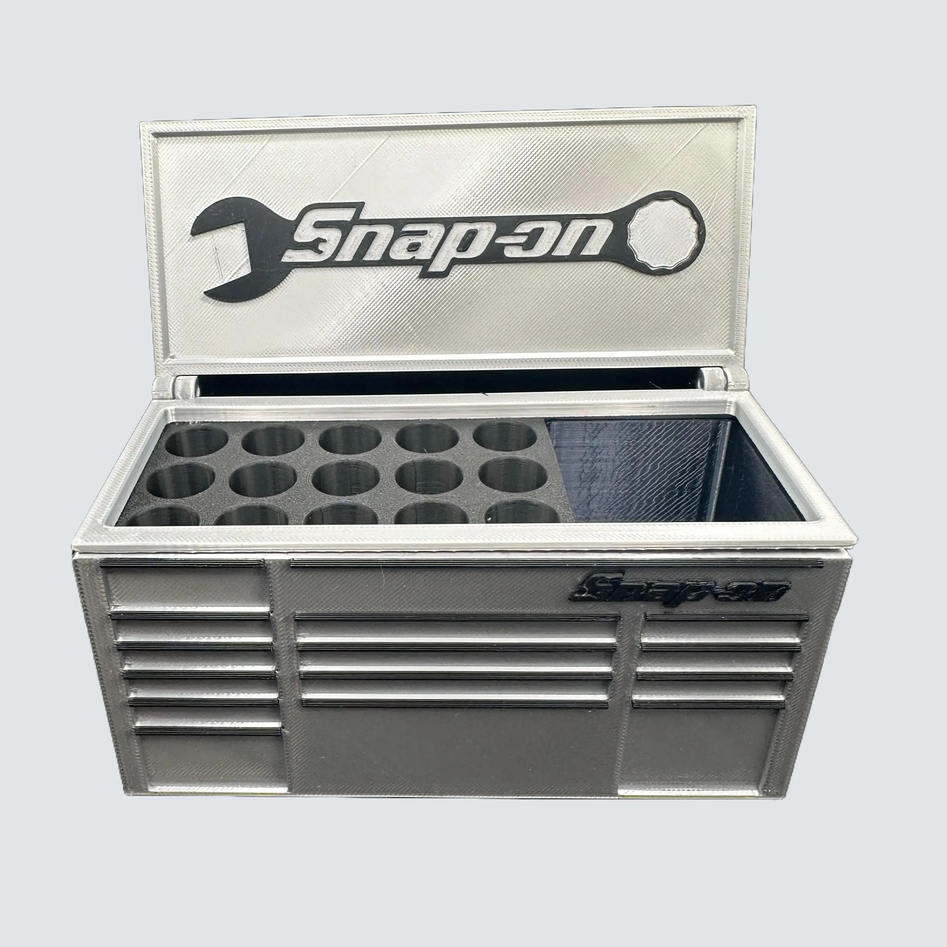 SNAP ON Multi-Compartment Desk Organizer - Pen Holder, Desktop Storage with Card Slots for Office Stationery Supplies & Art Supplies Enthusiasts (No Warranty), Computers