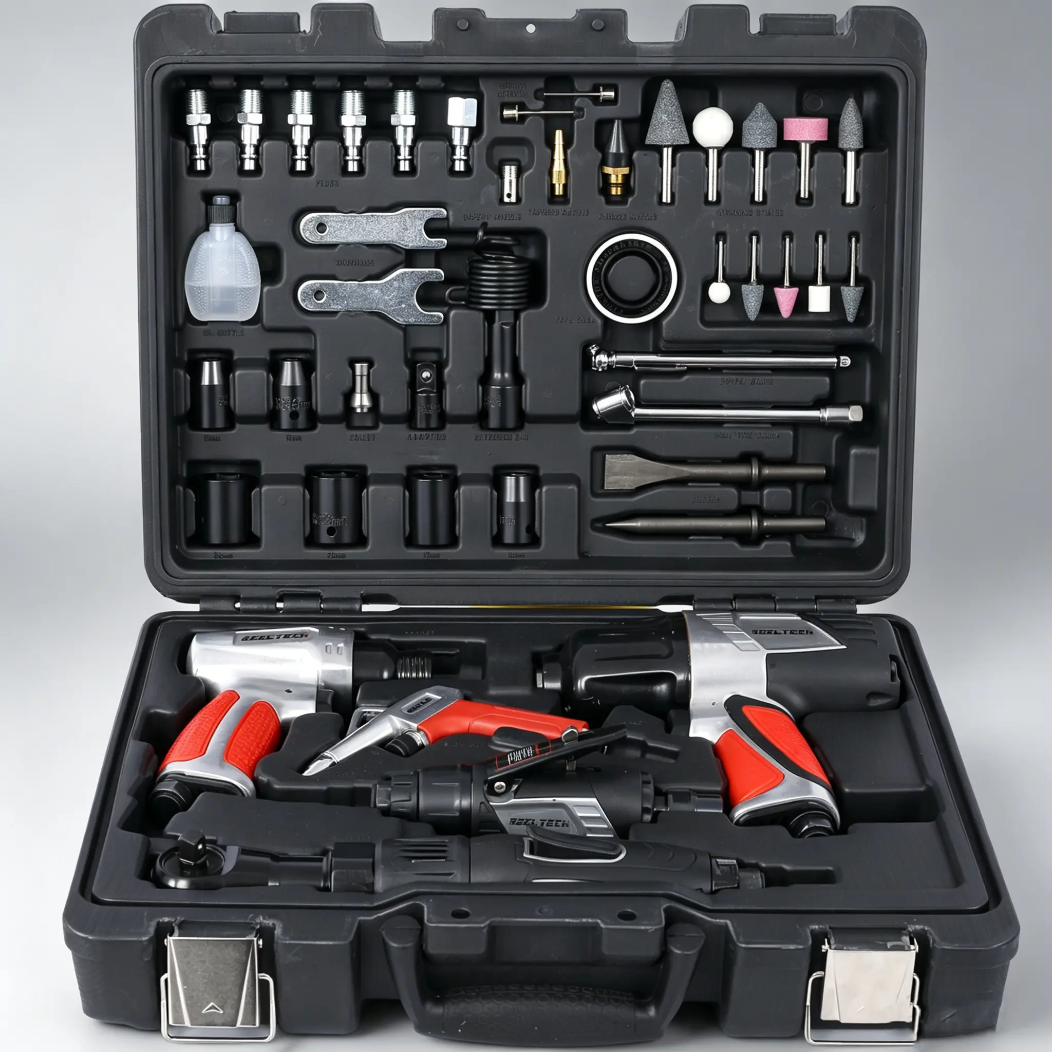 44-Piece Professional Air Tool Accessory Kit) - Impact Wrench, Air Ratchet, Die Grinder, Blow Gun, Air Hammer, Dual Air Chuck, Tire Gauge, and Accessories