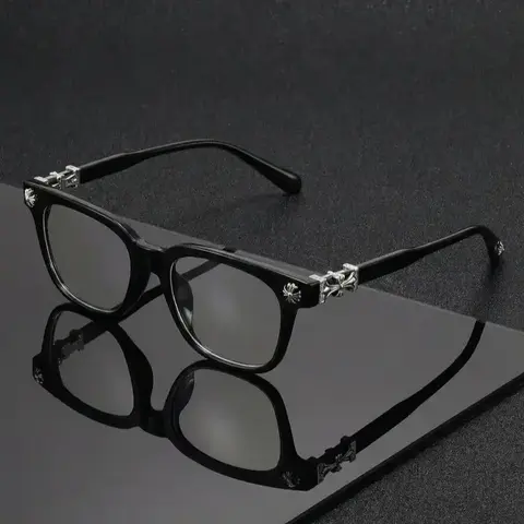 Anti Blue Glasses for Men - Stylish Trendy Square Frames Eyeglass, Fashion Accessory Eyewear, Blue Light Blocking, Ideal for Work & Daily Wear Sports Eyewear